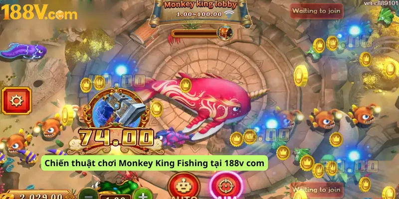 Chiến thuật chơi Monkey King Fishing tại 188v com